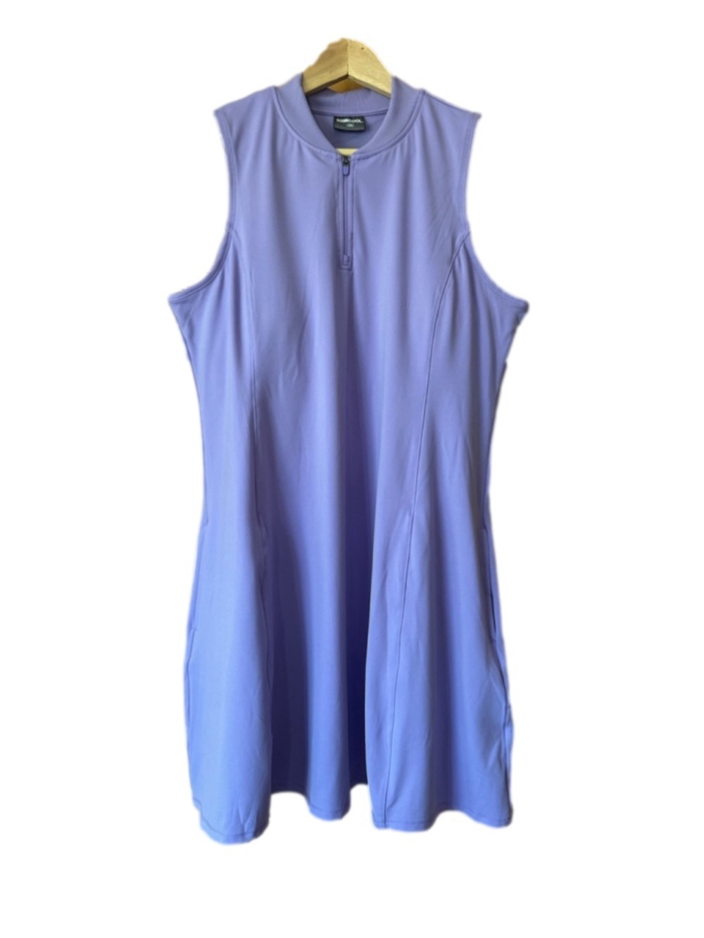 32 Degrees COOL Lavender Sleeveless Active Mini Dress with pockets size XL